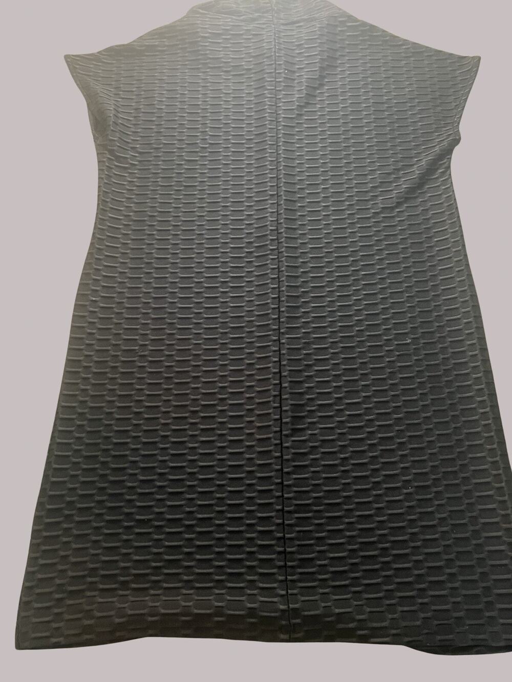 ISLE by MELIS KOZAN Mock-Neck Tunic Dress, Black, Stretch| Women’s: M
